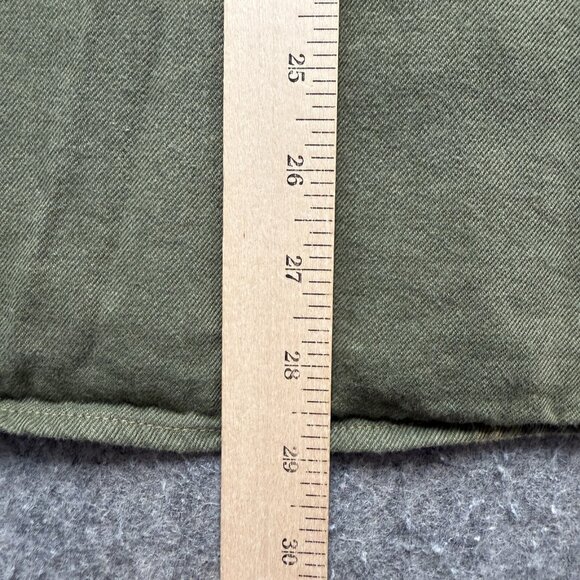 Kuhl Work Shirt Men L Green Long Sleeve Cotton Tencel Canvas Pockets - Picture 12 of 15